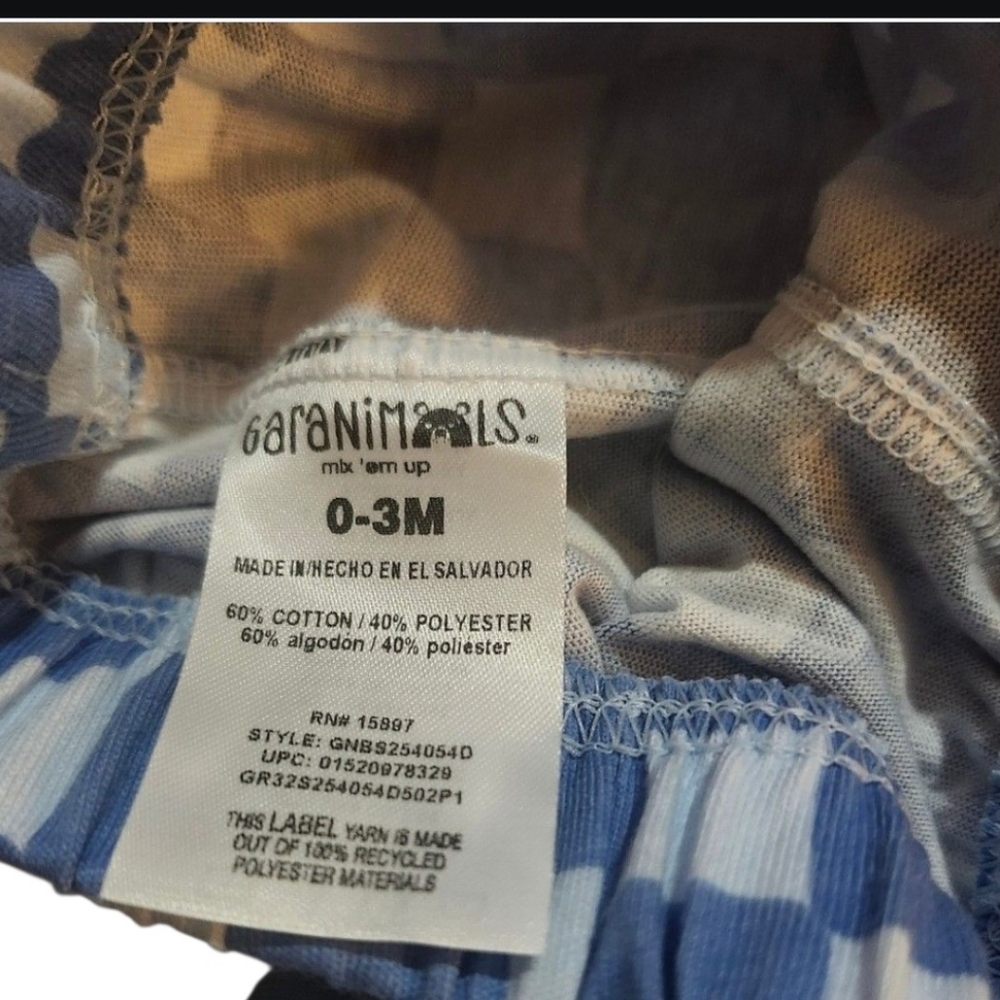 Garanimals Blue Graphic Tee With Shorts with Sun Design - Picture 5 of 5